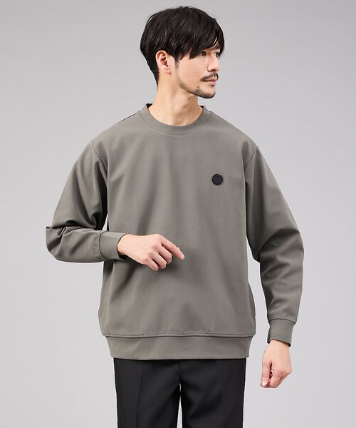 ABAHOUSE / アバハウス スウェット | 【SMART CLOSET】ハイゲージ ポンチ プルオーバー スウェット / セ(モカ)