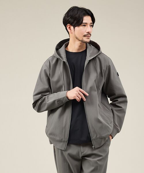 ABAHOUSE / アバハウス パーカー | 【SMART CLOSET】ハイゲージ ポンチ ジップパーカー / セットアップ | 詳細3
