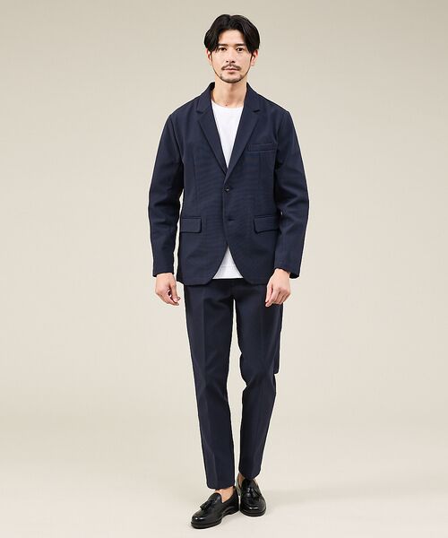 ABAHOUSE / アバハウス スラックス・ドレスパンツ | 【SMART CLOSET】ハイゲージ ポンチ スラックス / セットアップ対応 | 詳細7