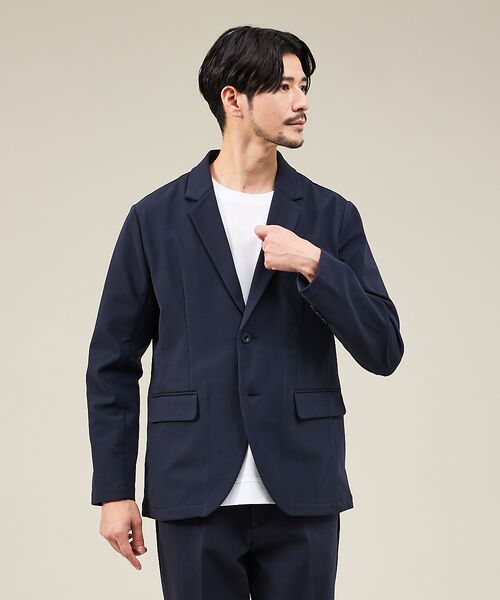 ABAHOUSE / アバハウス テーラードジャケット | 【SMART CLOSET】ハイゲージ ポンチ ジャケット / セットアップ対応 | 詳細6