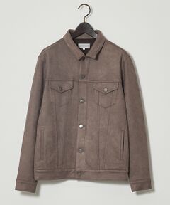 ABAHOUSE / アバハウス ブルゾン | 【スエードライク】トラッカー ジャケット【予約】