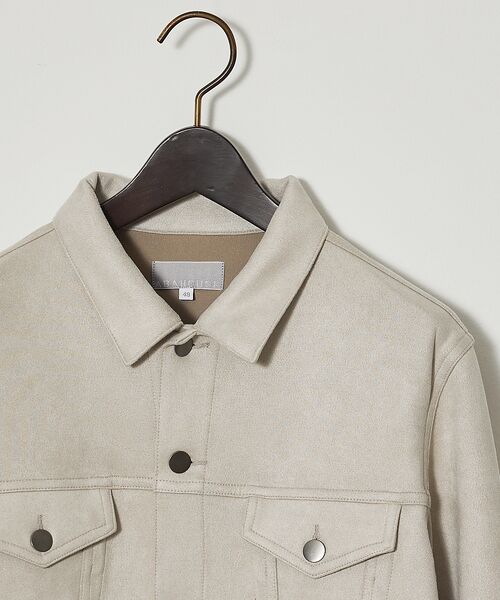 ABAHOUSE / アバハウス ブルゾン | 【スエードライク】トラッカー ジャケット【予約】 | 詳細3