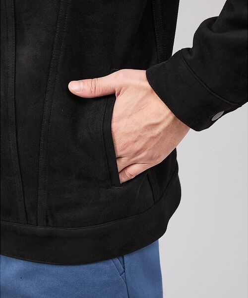 ABAHOUSE / アバハウス ブルゾン | 【スエードライク】トラッカー ジャケット【予約】 | 詳細7