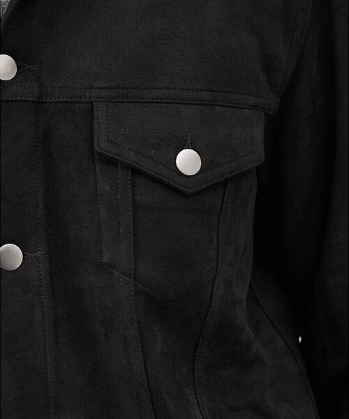 ABAHOUSE / アバハウス ブルゾン | 【スエードライク】トラッカー ジャケット【予約】 | 詳細8