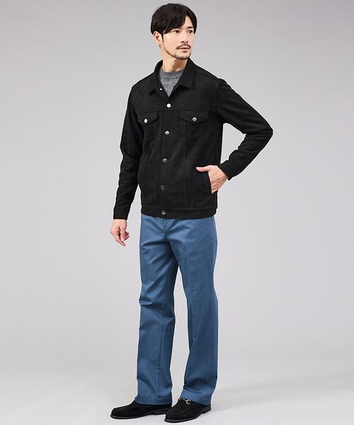 ABAHOUSE / アバハウス ブルゾン | 【スエードライク】トラッカー ジャケット【予約】 | 詳細6