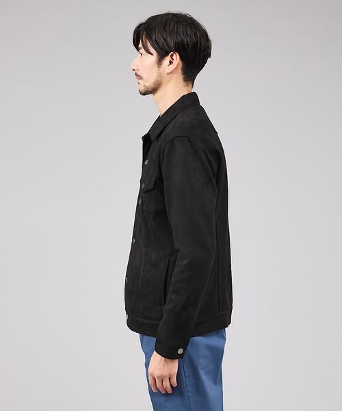 ABAHOUSE / アバハウス ブルゾン | 【スエードライク】トラッカー ジャケット【予約】 | 詳細7