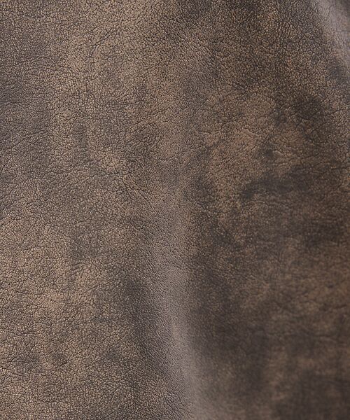 ABAHOUSE / アバハウス ブルゾン | 【ネオレザー】ヴィンテージライク ジップブルゾン | 詳細7