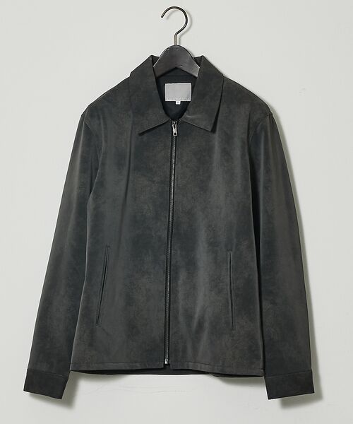ABAHOUSE / アバハウス ブルゾン | 【ネオレザー】ヴィンテージライク ジップブルゾン | 詳細20
