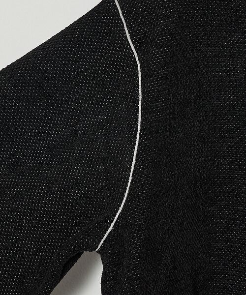 ABAHOUSE / アバハウス ニット・セーター | ダブルフェイス モールカノコ ハーフジップニット | 詳細19