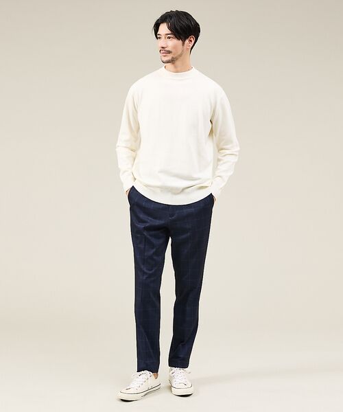 ABAHOUSE / アバハウス ニット・セーター | 【カシミヤタッチ】ハイゲージ モックネック ニット | 詳細3