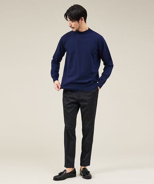 ABAHOUSE / アバハウス ニット・セーター | 【カシミヤタッチ】ハイゲージ モックネック ニット | 詳細16