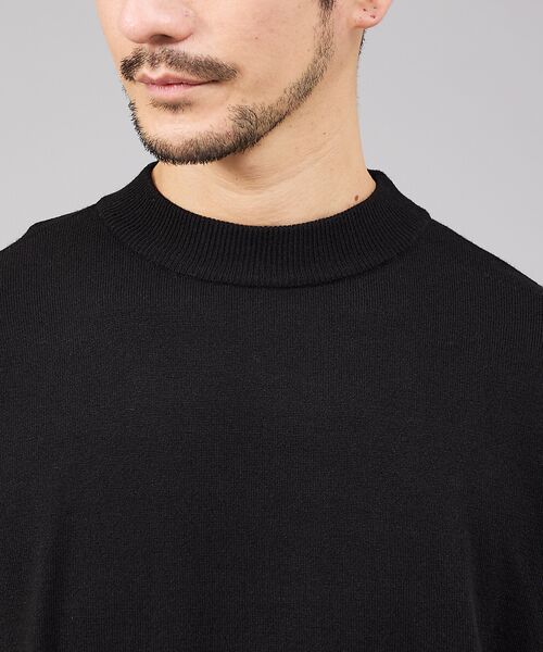 ABAHOUSE / アバハウス ニット・セーター | 【カシミヤタッチ】ハイゲージ モックネック ニット | 詳細21