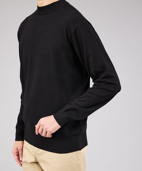 ABAHOUSE / アバハウス ニット・セーター | 【カシミヤタッチ】ハイゲージ モックネック ニット | 詳細22
