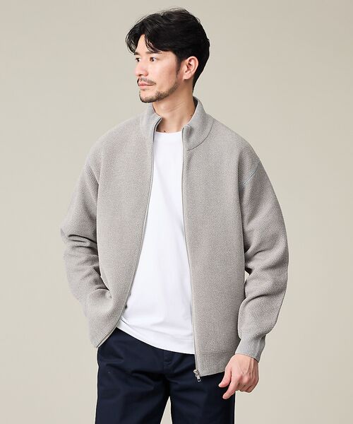 ABAHOUSE / アバハウス ニット・セーター | ダブルフェイス カノコ ドライバーズニット | 詳細9