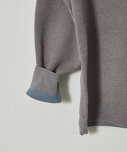 ABAHOUSE / アバハウス ニット・セーター | ダブルフェイス カノコ ドライバーズニット | 詳細11