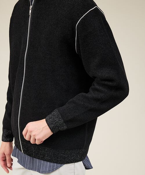 ABAHOUSE / アバハウス ニット・セーター | ダブルフェイス カノコ ドライバーズニット | 詳細16