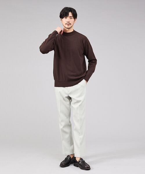 ABAHOUSE / アバハウス パンツ | 【エバークリース】セオアルファ ツイルスラックス | 詳細5