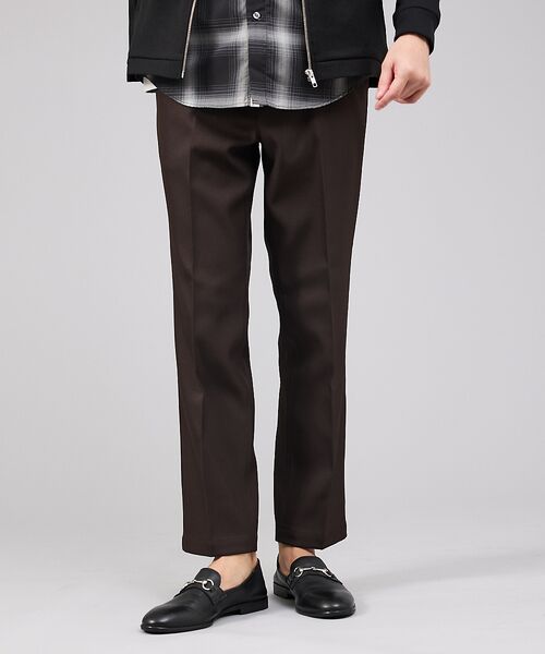 ABAHOUSE/アバハウス 【エバークリース】セオアルファ ツイルスラックス ブラウン 50