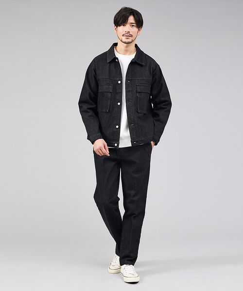 ABAHOUSE / アバハウス デニムパンツ | 【セットアップ対応】5ポケット デニム スラックス/パンツ | 詳細13