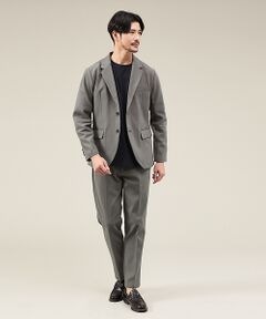 ABAHOUSE / アバハウス テーラードジャケット | 【SMART CLOSET / WEB限定】ハイゲージ ポンチ セットアップ/ス