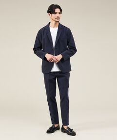 ABAHOUSE / アバハウス テーラードジャケット | 【SMART CLOSET / WEB限定】ハイゲージ ポンチ セットアップ/ス