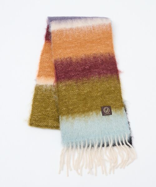 ABAHOUSE / アバハウス マフラー・ショール・スヌード・ストール | 【MANTAS EZCARAY】モヘアマフラー / FOULAND | 詳細1