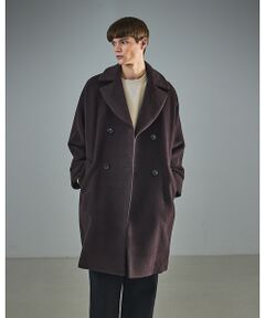 ABAHOUSE / アバハウス アウター | 【TICCA/ティッカ】別注 ウール テントコート / チェスターコート