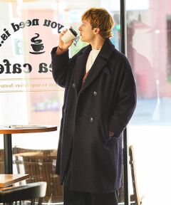 ABAHOUSE / アバハウス アウター | 【TICCA/ティッカ】別注 ウール テントコート / チェスターコート