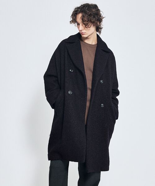 ABAHOUSE/アバハウス 【TICCA/ティッカ】別注 ウール テントコート / チェスターコート【予約】 ブラウン系その他1 F