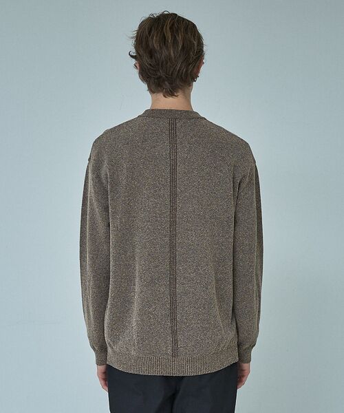 ABAHOUSE / アバハウス ニット・セーター | WOOL MIX ブークレーＶネックニット | 詳細4