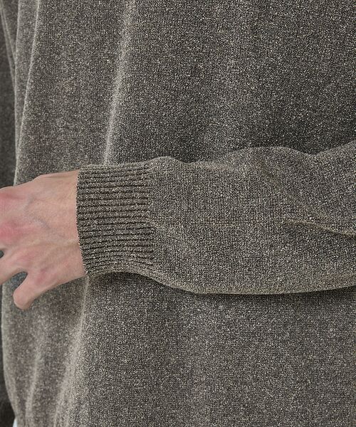 ABAHOUSE / アバハウス ニット・セーター | WOOL MIX ブークレーＶネックニット | 詳細6