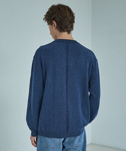 ABAHOUSE / アバハウス ニット・セーター | WOOL MIX ブークレーＶネックニット | 詳細18