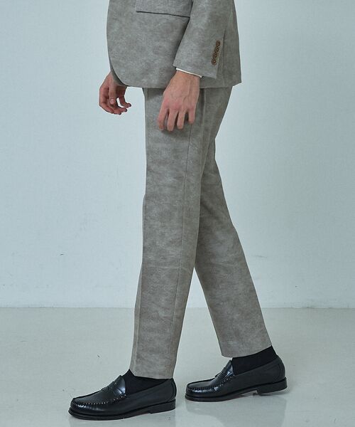 ABAHOUSE / アバハウス スラックス・ドレスパンツ | 【セットアップ対応】Down Fabric フェードスエード イージースラックス | 詳細5