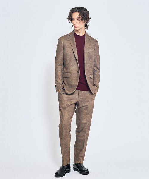 ABAHOUSE / アバハウス スラックス・ドレスパンツ | 【セットアップ対応】Down Fabric フェードスエード イージースラックス | 詳細15