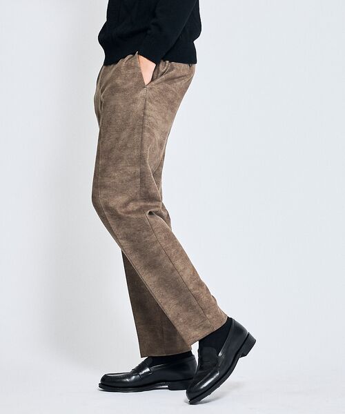 ABAHOUSE / アバハウス スラックス・ドレスパンツ | 【セットアップ対応】Down Fabric フェードスエード イージースラックス | 詳細8