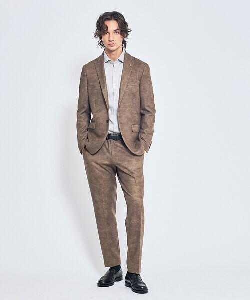 ABAHOUSE / アバハウス スラックス・ドレスパンツ | 【セットアップ対応】Down Fabric フェードスエード イージースラックス | 詳細13