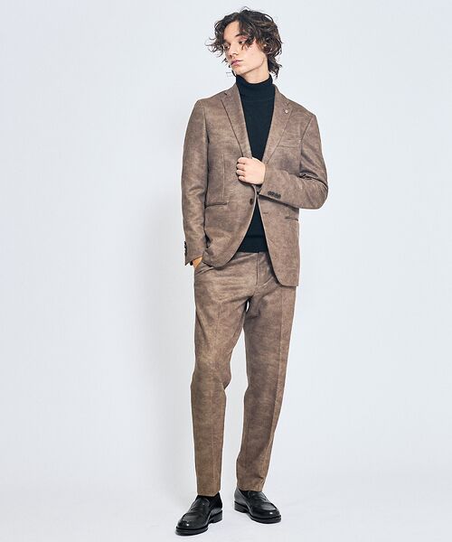 ABAHOUSE / アバハウス スラックス・ドレスパンツ | 【セットアップ対応】Down Fabric フェードスエード イージースラックス | 詳細14