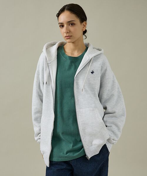 ABAHOUSE / アバハウス パーカー | 【BH POLO/ビバリーヒルズポロクラブ】裏毛ジップ パーカーユニセックス | 詳細2