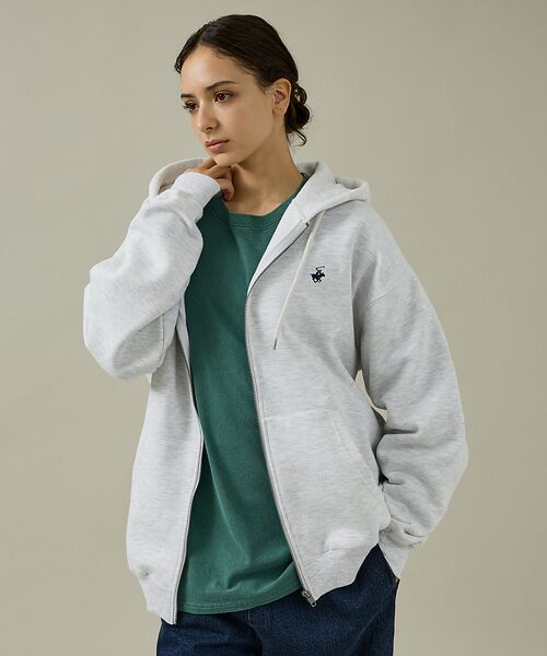ABAHOUSE / アバハウス パーカー | 【BH POLO/ビバリーヒルズポロクラブ】裏毛ジップ パーカーユニセックス | 詳細5