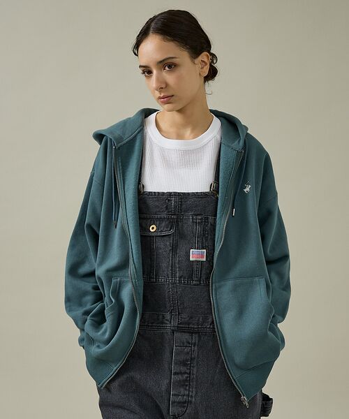 ABAHOUSE/アバハウス 【BH POLO/ビバリーヒルズポロクラブ】裏毛ジップ パーカーユニセックス グリーン XL ABAHOUSE/アバハウス 【BH POLO/ビバリーヒルズポロクラブ】裏毛ジップ パーカーユニセックス グリーン XL