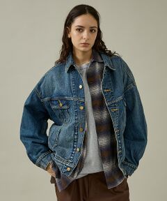 ABAHOUSE / アバハウス ブルゾン | 【LEE/リー】SUPERSIZED RIDERS デニムジャケット / ビッグ