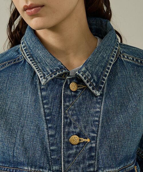 ABAHOUSE / アバハウス ブルゾン | 【LEE/リー】SUPERSIZED RIDERS デニムジャケット / ビッグ | 詳細8