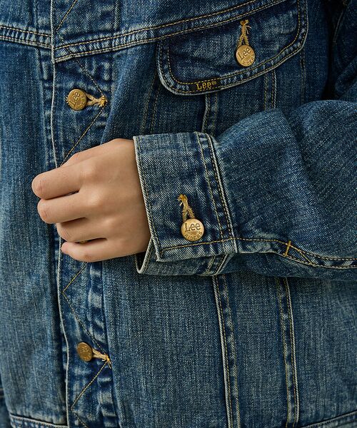 ABAHOUSE / アバハウス ブルゾン | 【LEE/リー】SUPERSIZED RIDERS デニムジャケット / ビッグ | 詳細9