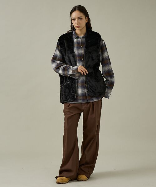 ABAHOUSE / アバハウス その他アウター | 【BARBOUR / バブアー】リバーシブルファーベスト / ライナーベスト | 詳細7