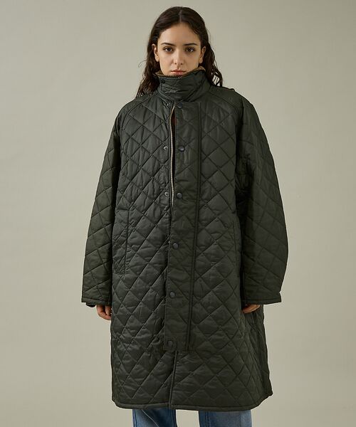 ABAHOUSE / アバハウス ステンカラーコート | 【Barbour / バブアー】EXMOOR / エクスモア キルティング ステ | 詳細1