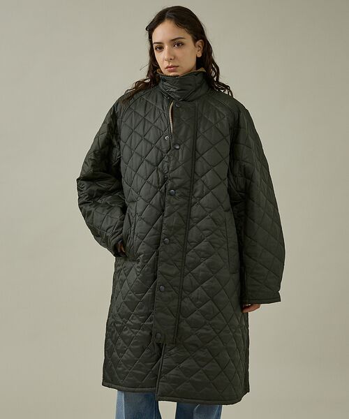 ABAHOUSE / アバハウス ステンカラーコート | 【Barbour / バブアー】EXMOOR / エクスモア キルティング ステ | 詳細3