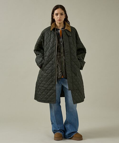 ABAHOUSE / アバハウス ステンカラーコート | 【Barbour / バブアー】EXMOOR / エクスモア キルティング ステ | 詳細21