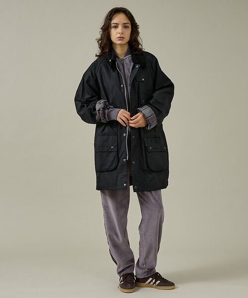 ABAHOUSE / アバハウス ブルゾン | 【Barbour / バブアー】SOLWAY / ソルウェイ ワックスジャケット | 詳細4