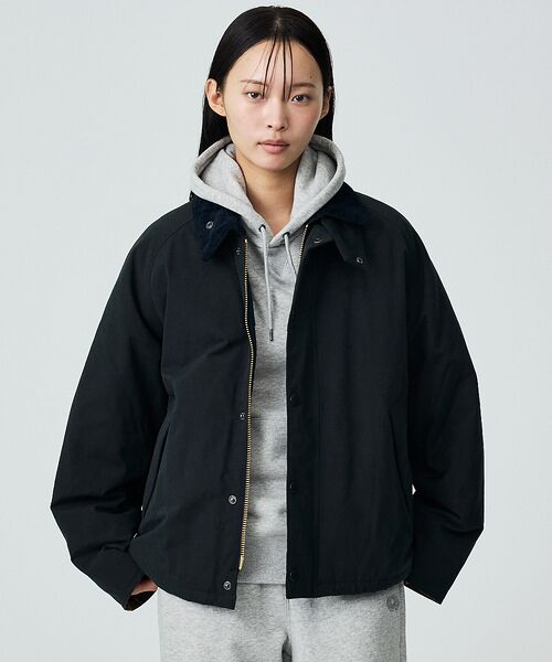 ABAHOUSE/アバハウス 【BARBOUR / バブアー】 PADDED TRANSPORT / パデッド ネイビー 40