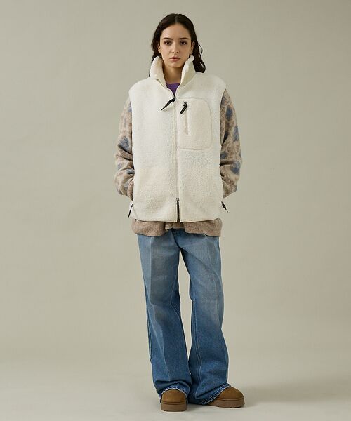 ABAHOUSE / アバハウス ブルゾン | 【PENDLETON/ペンドルトン】Jaqared Boa Stand Vest | 詳細2